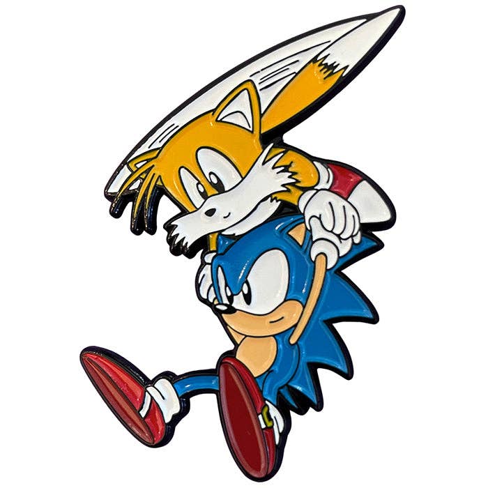 Tails and Sonic - Sonic the Hedgehog Enamel Pin