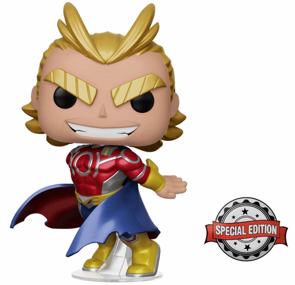 Funko POP! My Hero Academia - Metallic All Might (Silver Age) Vinyl Figure Special Edition Exclusive #608